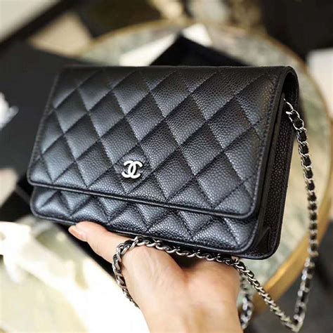 chanel classic wallet on a chain|Chanel trendy wallet on chain.